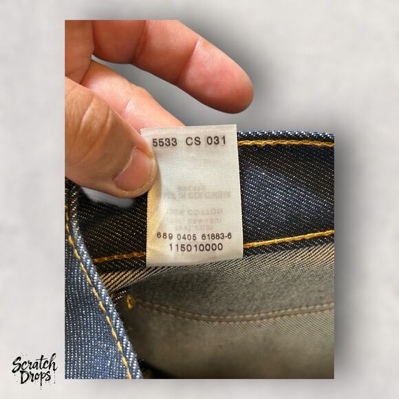 Vintage Levi’s 501xx Shrink-to-Fit Jeans Made In USA W58 L32 501 Deadstock NWT - Picture 4 of 8
